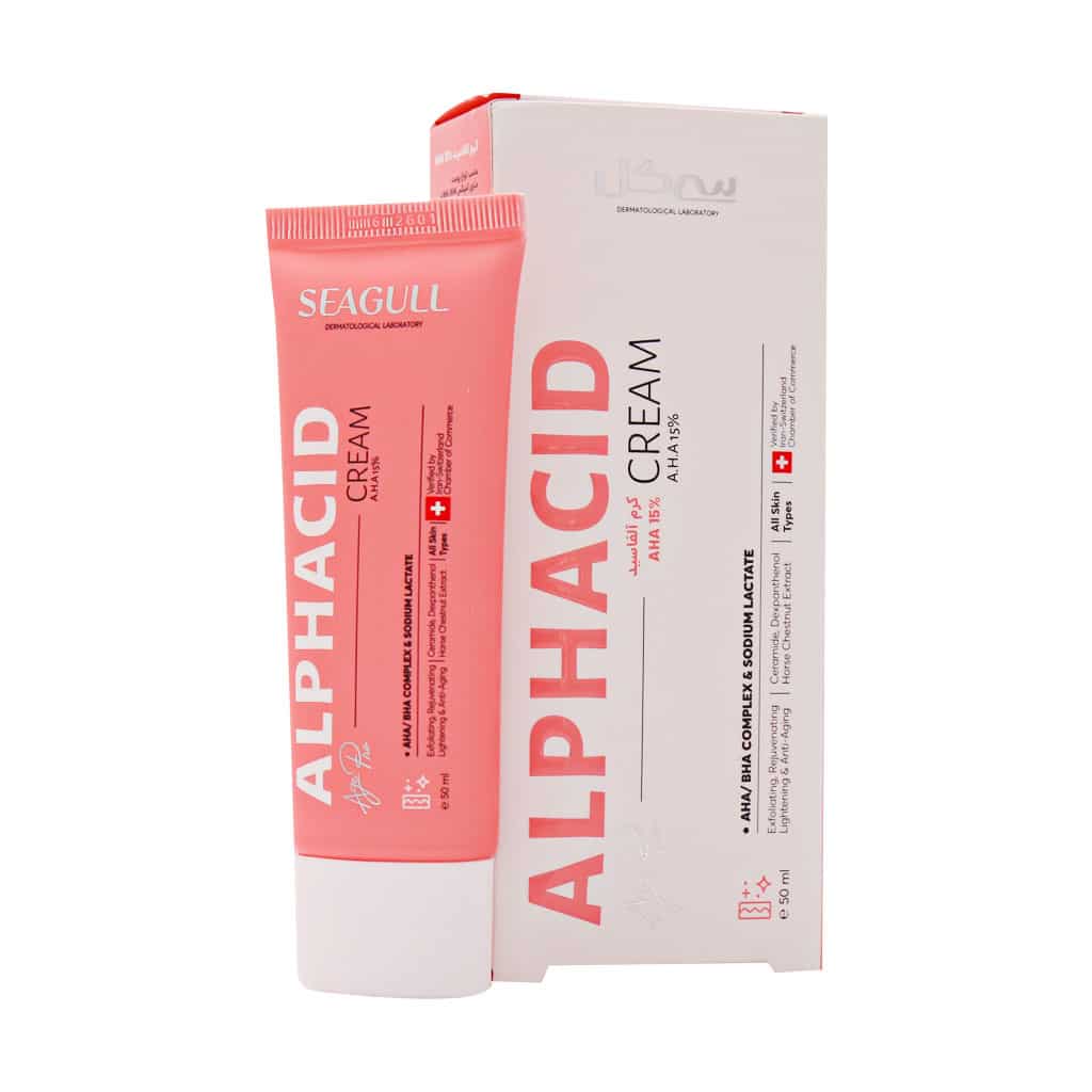 کرم لایه بردار آلفاسید سی گل