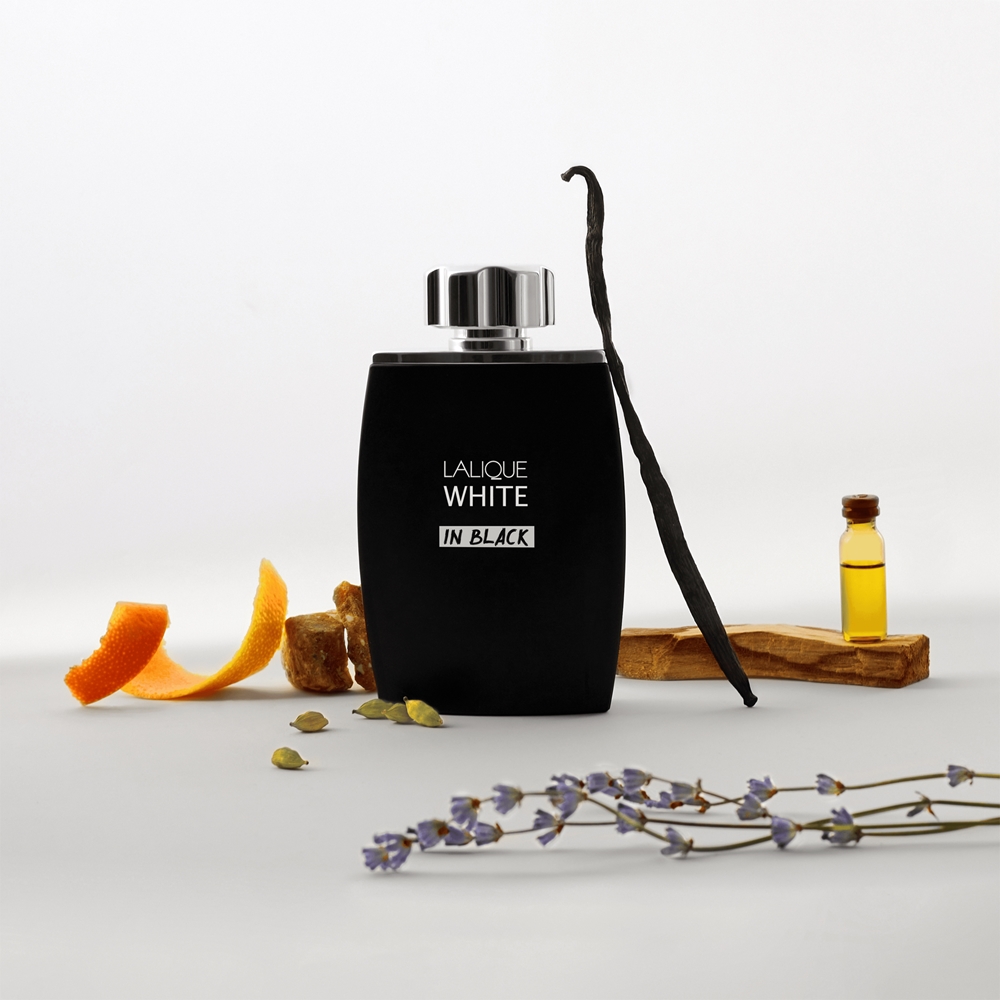 عطر مردانه لالیک وایت این بلک حجم 125 میلی لیتر