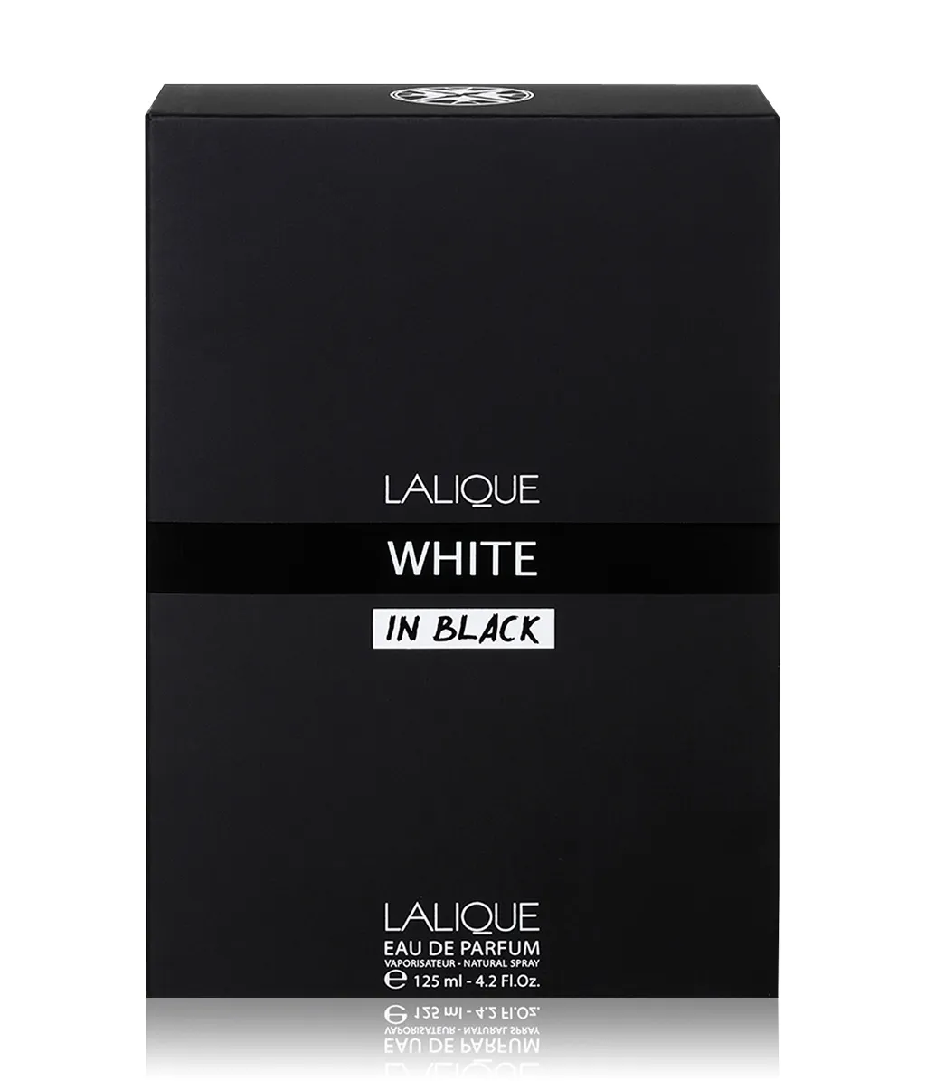 عطر مردانه لالیک وایت این بلک حجم 125 میلی لیتر