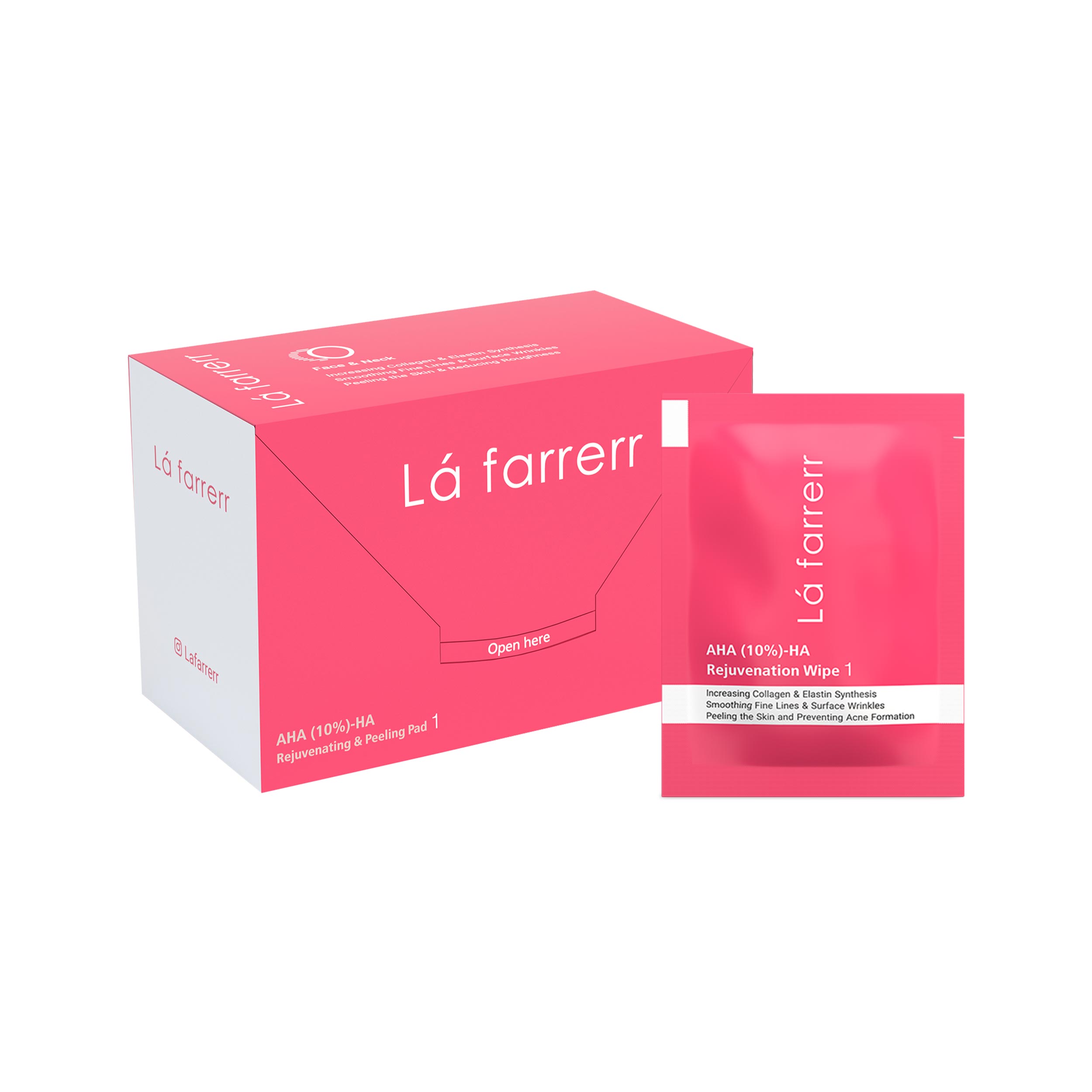 پد  جوان کننده و لایه بردار پوست 1 AHA(10%)-HA لافارر