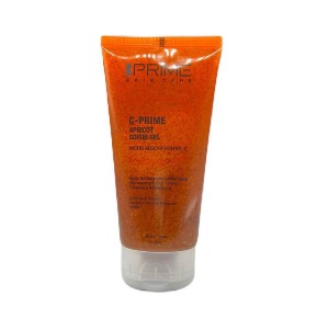 ژل اسکراب پاک کننده پرایم مدل زردآلو دارای Vitamin C حجم 175میلی لیتر