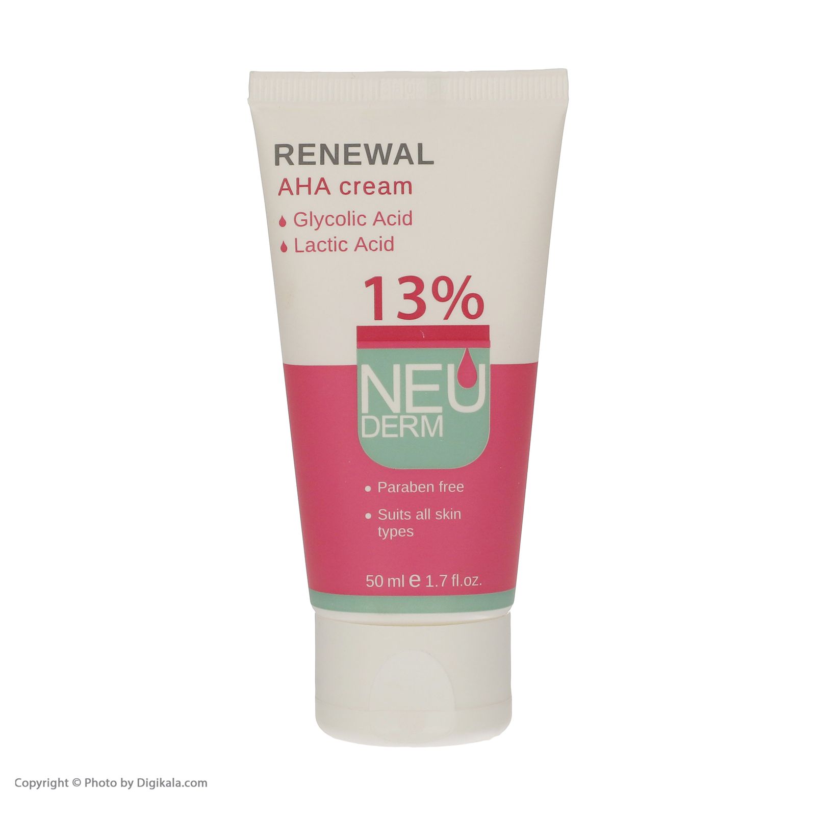 کرم لایه بردار صورت نئودرم مدل Renewal حجم 50 میلی لیتر