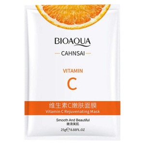 ماسک ورقه ای صورت ویتامین سی وزن 25 گرم بیوآکوا