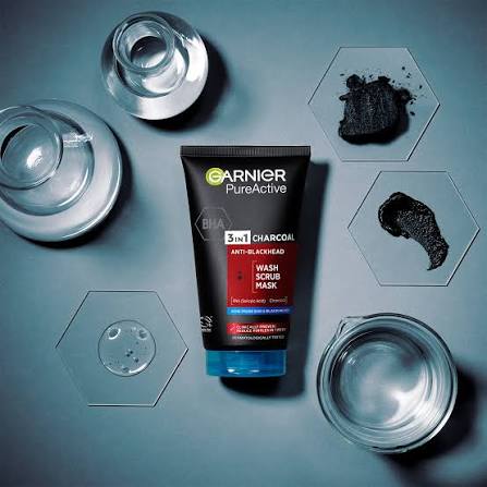 ماسک سه کاره زغال فعال گارنیر