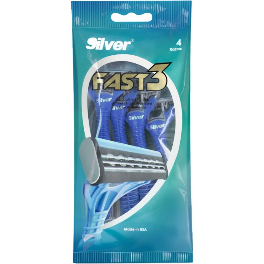تیغ اصلاح مردانه مدل Fast3 سیلور
