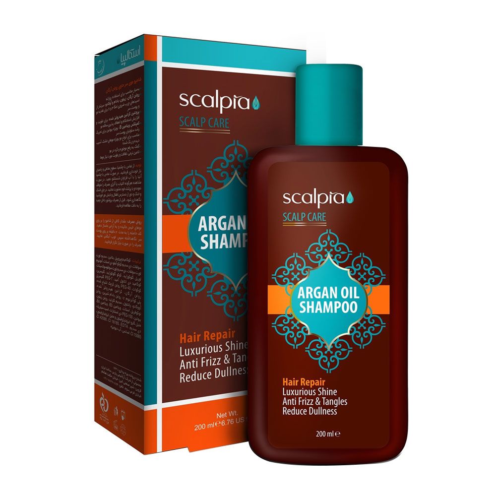  شامپو موی سر حاوی روغن آرگان اسکالپیا