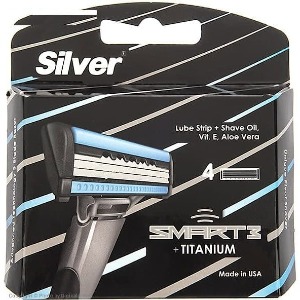 تیغ یدک 4 عددی سیلور مدل اسمارت 3