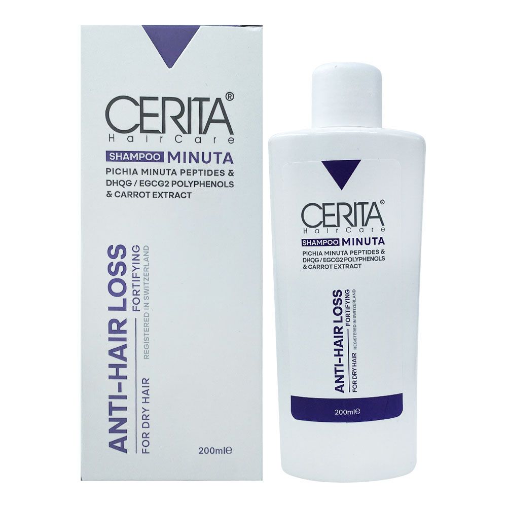 شامپو مینوتا ضد ریزش موهای خشک سریتا