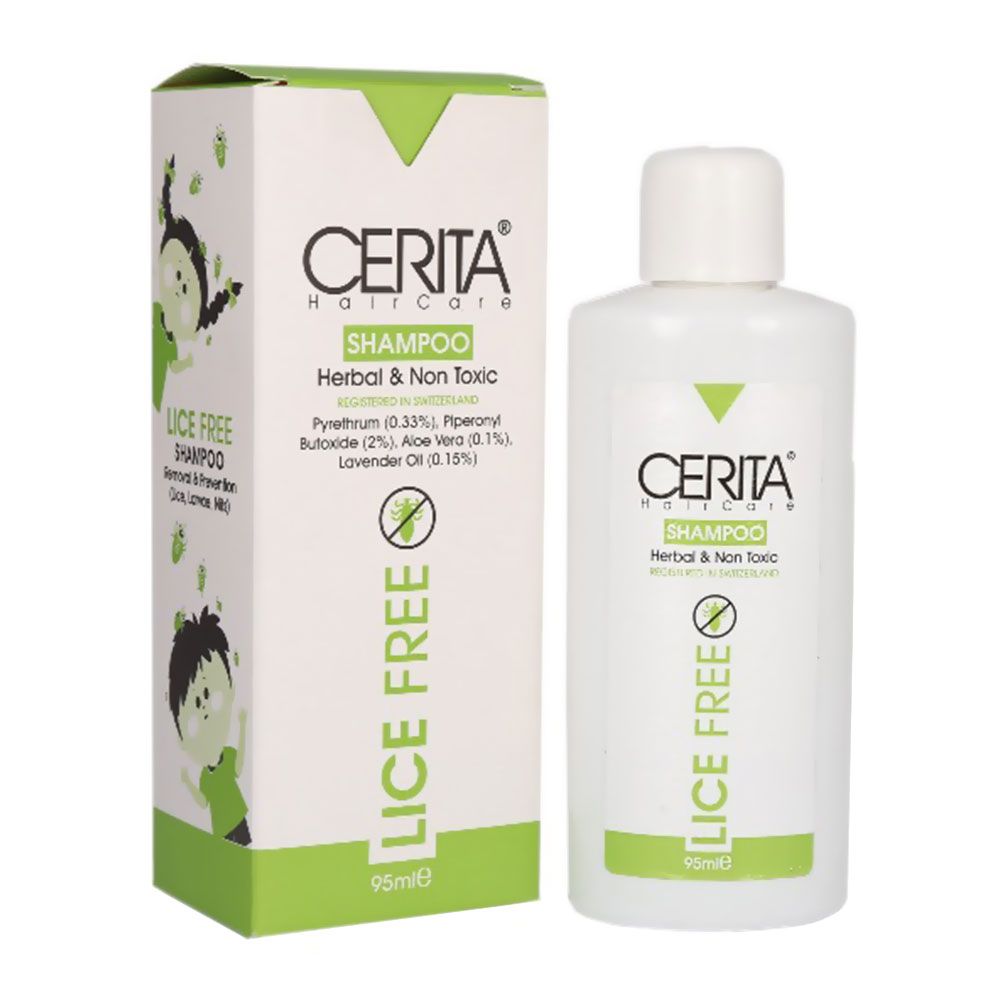  شامپو ضد شپش مناسب انواع مو سریتا