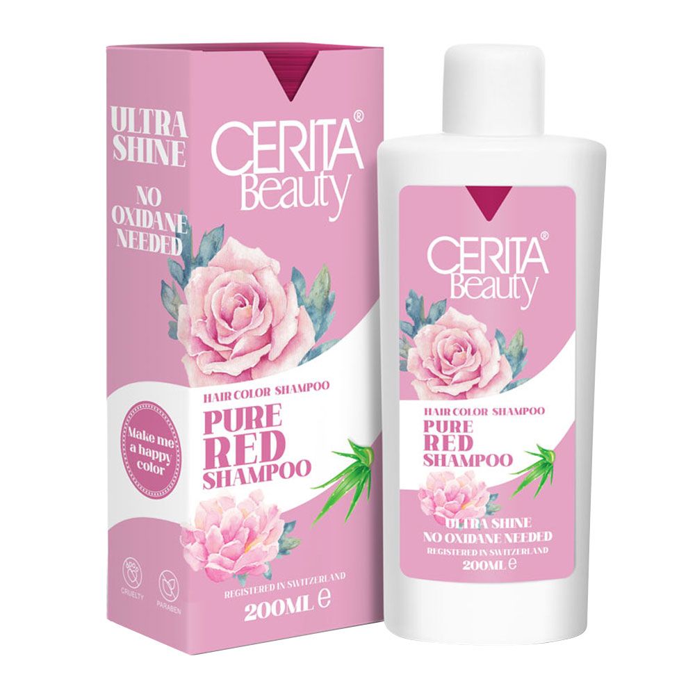  شامپو رنگساژ قرمز سریتا بیوتی