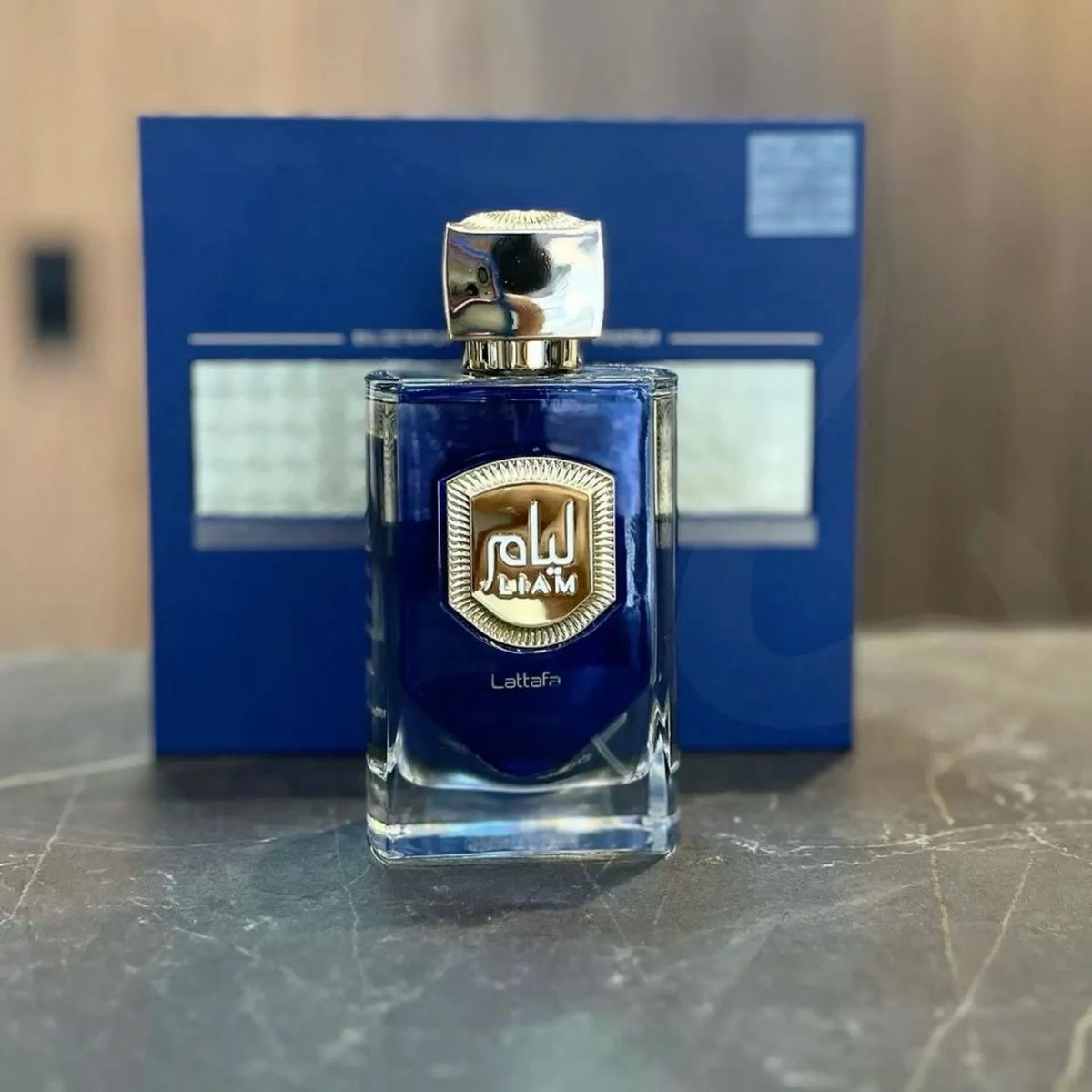 عطر ادکلن لیام آبی لطافه حجم 100 میلی لیتر