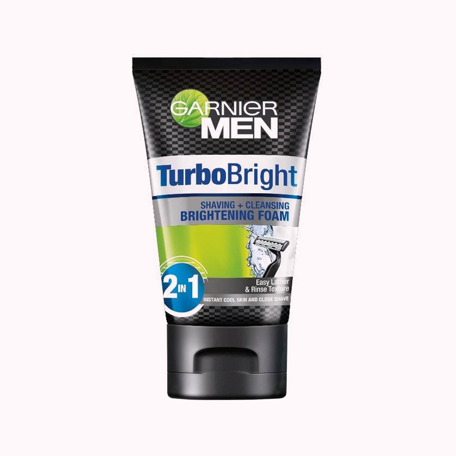 فوم  اصلاح و روشن کننده صورت آقایان مدل Power White حجم 100میل گارنیر