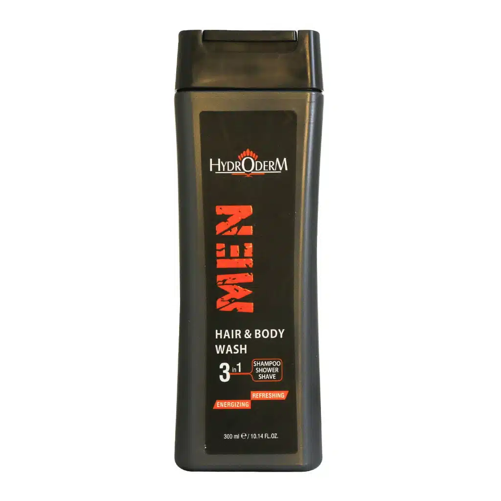 شامپو سر و بدن و اصلاح صورت آقایان با رایحه انرژی بخش هیدرودرم 300 میل