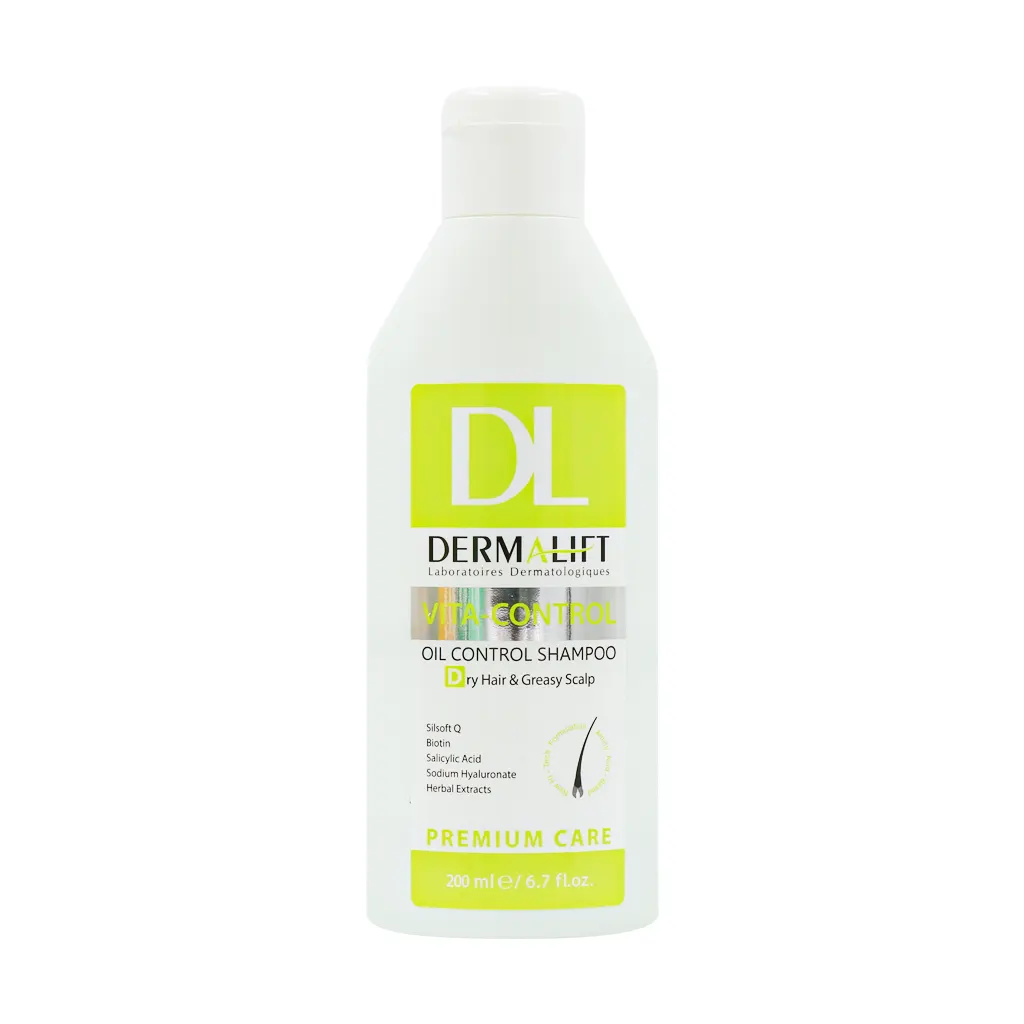 شامپو کف سر چرب و ساقه خشک ویتا کنترل درمالیفت 200 میلی لیتر