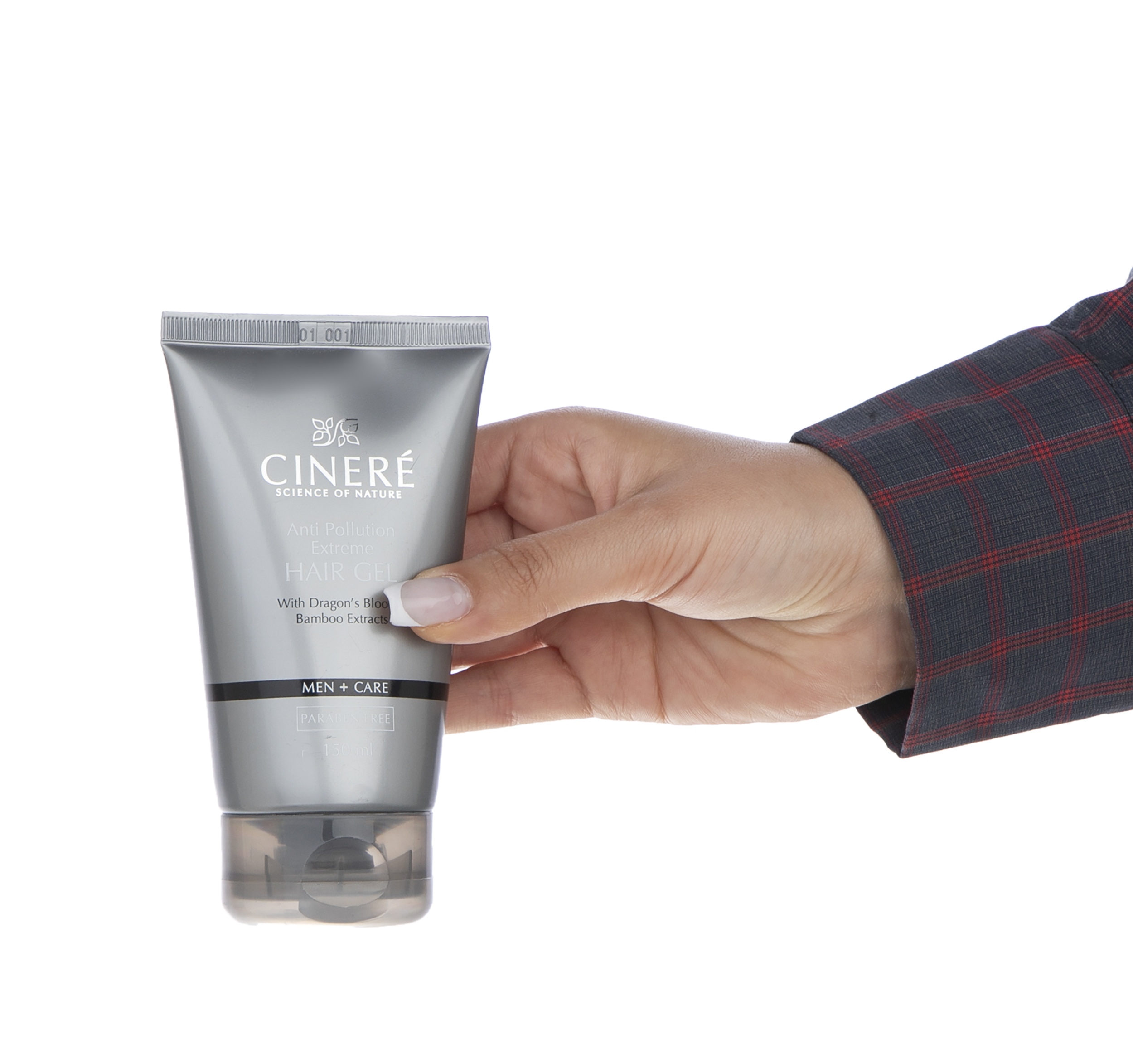 ژل مو تیوپی سینره مناسب آقایان حجم 150 میلی لیتر