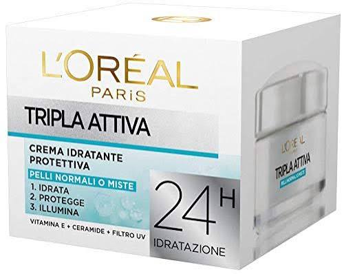 کرم مرطوب کننده 24 ساعته دور چشم مدل Triple Active حجم15 میل لورال