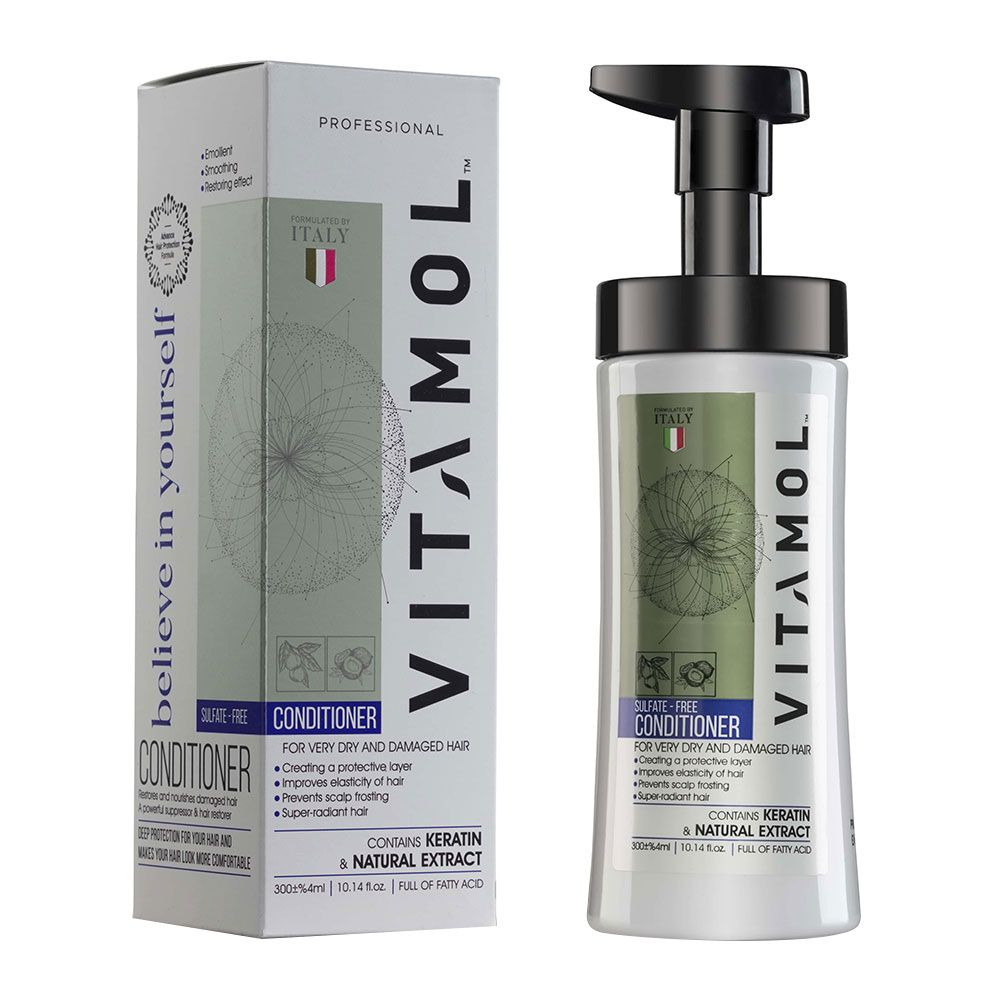  نرم کننده فری سولفات مخصوص موی خشک و آسیب دیده ویتامول