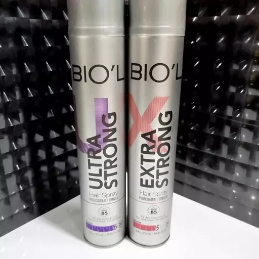 اسپری حالت دهنده مو بیول Extra Strong حجم 500 میل