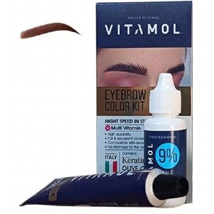 کیت رنگ ابرو ویتامول مدل CH2 بلوند شکلاتی روشن