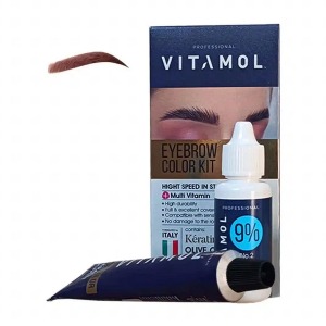 کیت رنگ ابرو ویتامول مدل B2 بلوند روشن