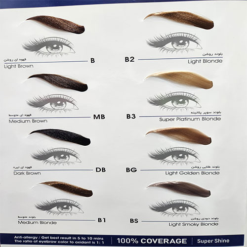 کیت رنگ ابرو B3 ویتامول