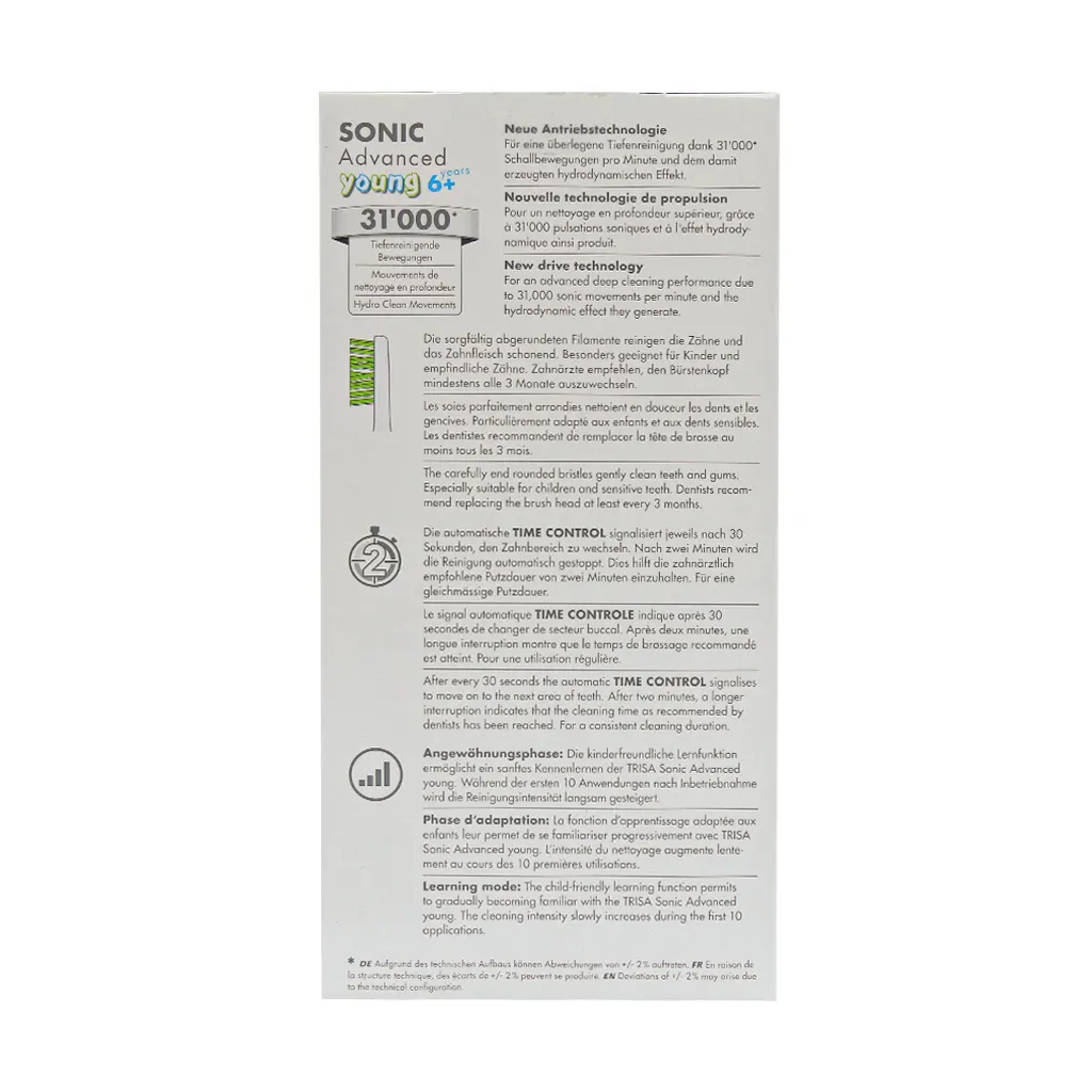 مسواک برقی تریزا مدل سونیک ادونسد یانگ