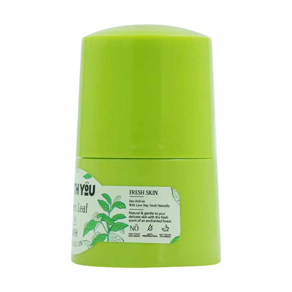 رول ضد تعریق زنانه ویت یو مدل Green Leaf حجم 50 میلی لیتر