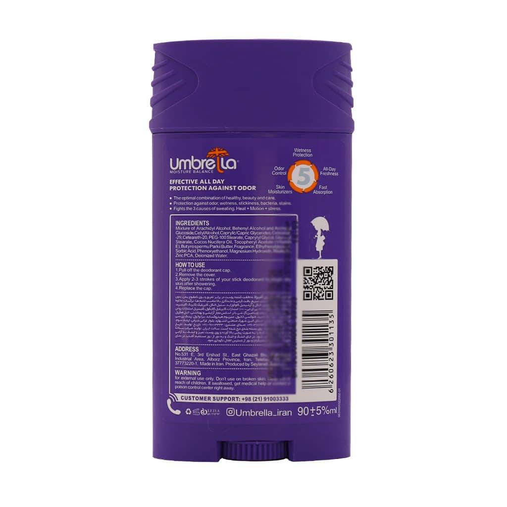 استیک ضد تعریق زنانه آمبرلا مدل دریم 90 میلی لیتر