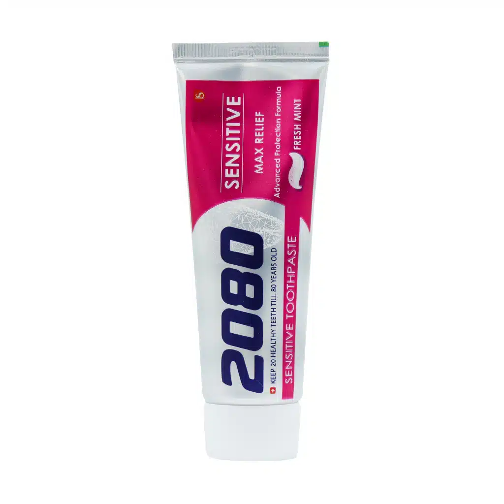 خمیر دندان مکس ریلیف 2080 مناسب دندان های حساس 100 گرم