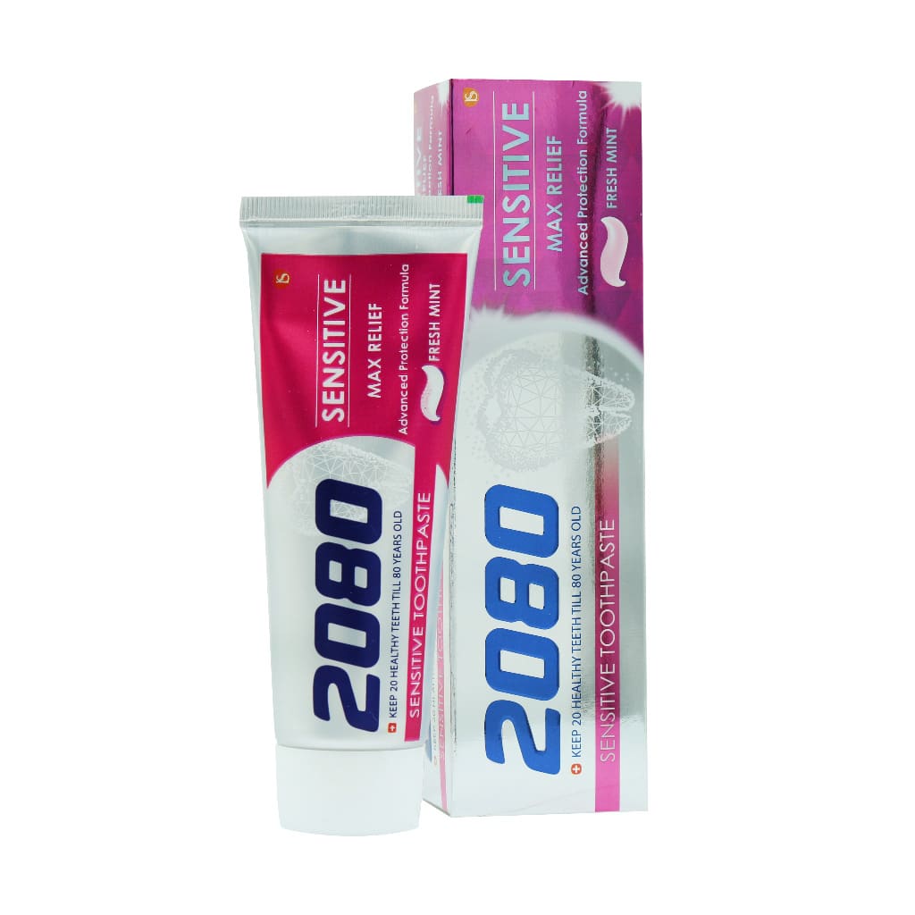 خمیر دندان مکس ریلیف 2080 مناسب دندان های حساس 100 گرم
