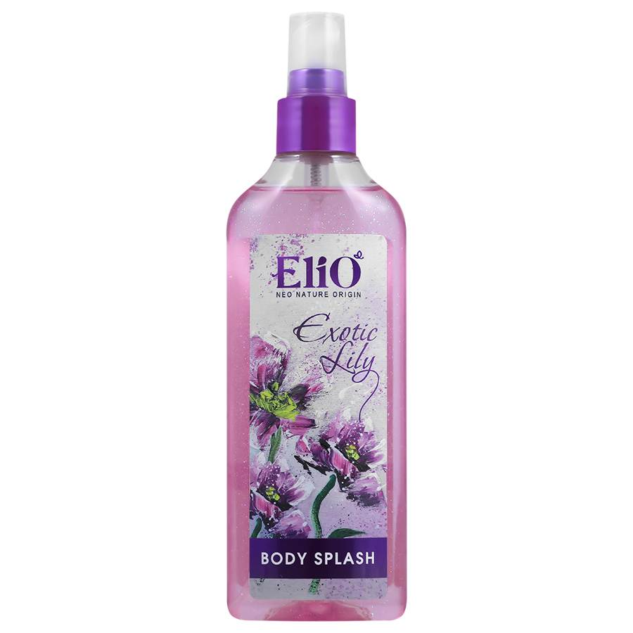 بادی اسپلش بنفش گلیتری الیو