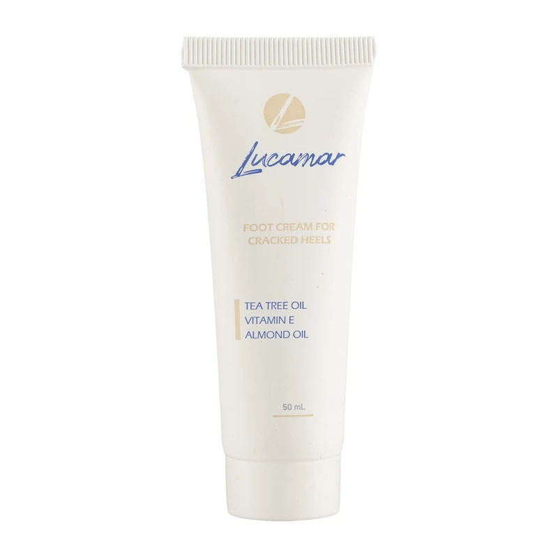 کرم ترک پا حاوی ویتامین E لوکامر حجم 50 میلی لیتر