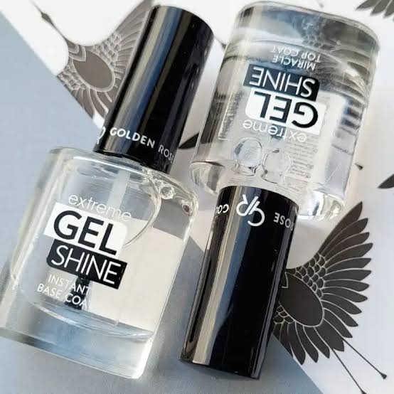 لاک اکستریم ژل شاین instant بیس کات گلدن رز