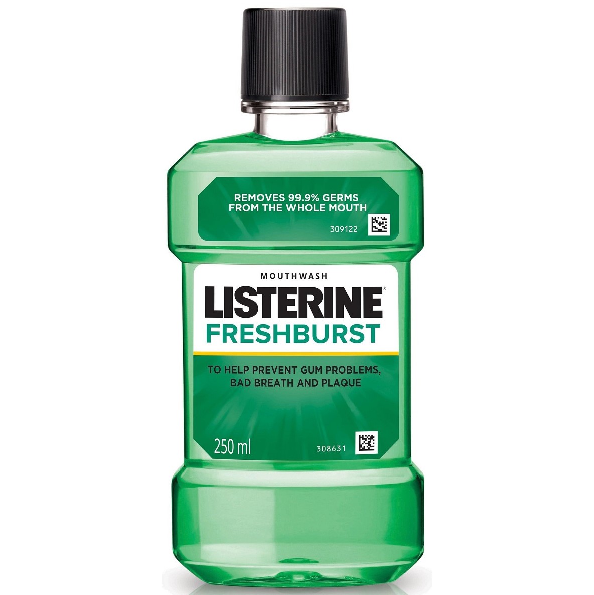 دهانشویه لیسترین مدل فرش برست ۲۵۰ میلی لیتر