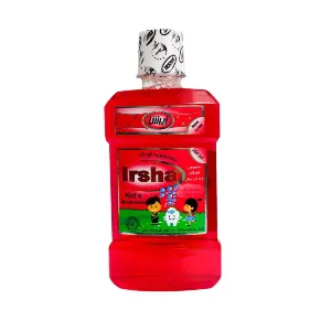 محلول دهانشویه کودک 6 تا 12 سال ایرشا با طعم توت فرنگی 250 میلی لیتر