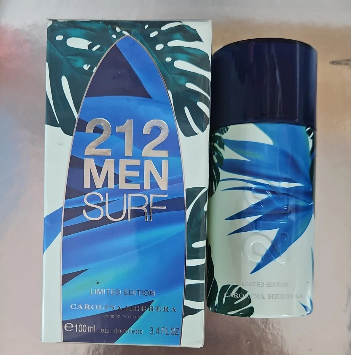 ادکلن مردانه کارولینا هررا 212 سورف حجم 100 میلی لیتر