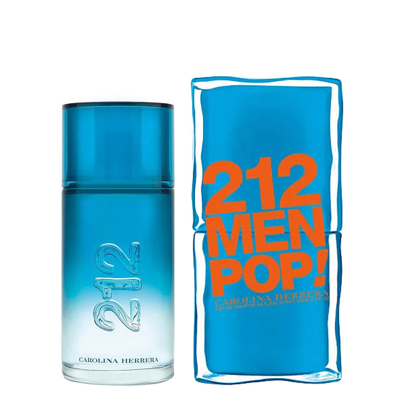ادکلن مردانه کارلینا هررا 212 من پاپ حجم 100 میلی لیتر