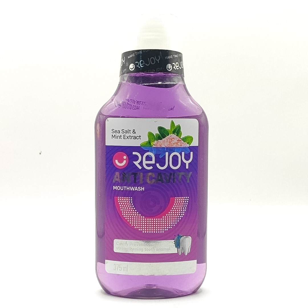 دهان شویه ضد پوسیدگی نمک دریایی و نعناع ریجوی