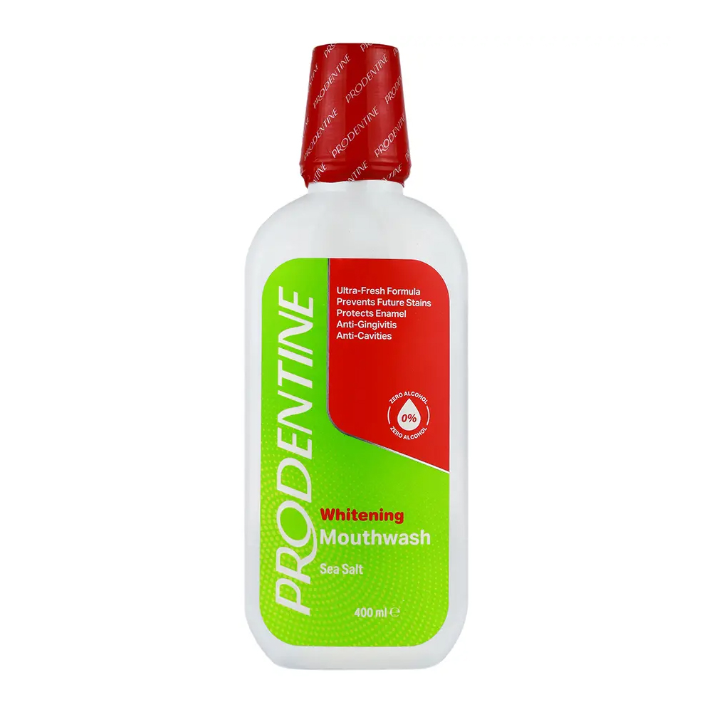 دهانشویه سفید کننده دندان حاوی نمک دریا پرودنتین