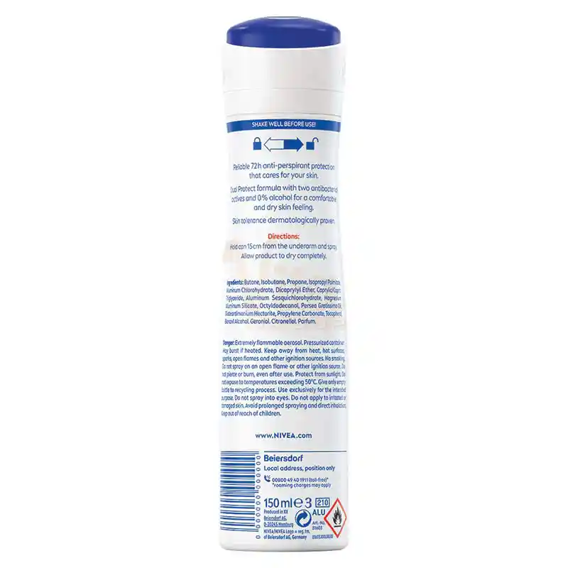 اسپری زنانه درای کامفورت پودری نیوآ