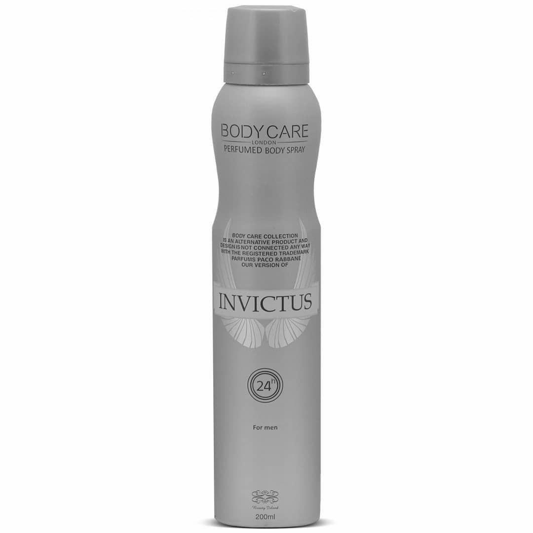 اسپری بدن 24 ساعته اینویکتوس مردانه بادی کر