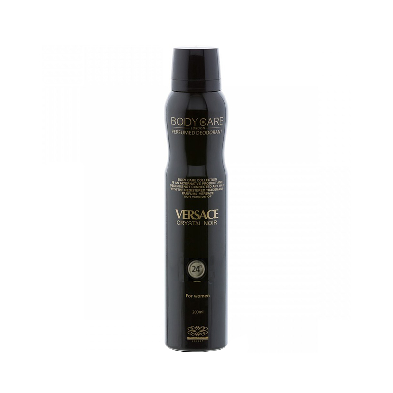 اسپری بدن 24 ساعته ورساچه کریستال نویر زنانه بادی کر