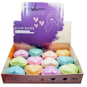 کوکتل پدیکور مدل قلب 1020 گرمی بسته ۱۲ عددی وایب