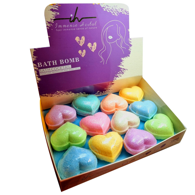 کوکتل پدیکور مدل قلب 1020 گرمی بسته ۱۲ عددی وایب