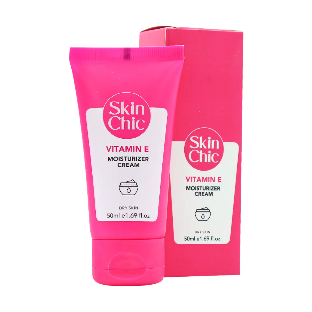 کرم مرطوب کننده ویتامین E اسکین شیک مناسب پوست خشک 50 میلی لیتر