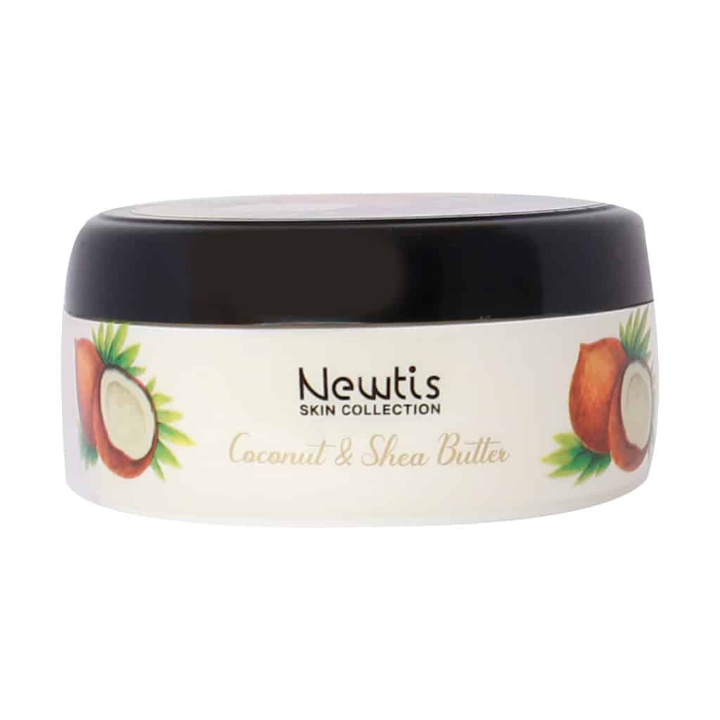 کرم مرطوب کننده کاسه ای حاوی نارگیل و شی باتر نیوتیس
