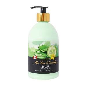 کرم مرطوب کننده پمپی عصاره آلوئه ورا و خیار نیوتیس 500 میلی لیتر