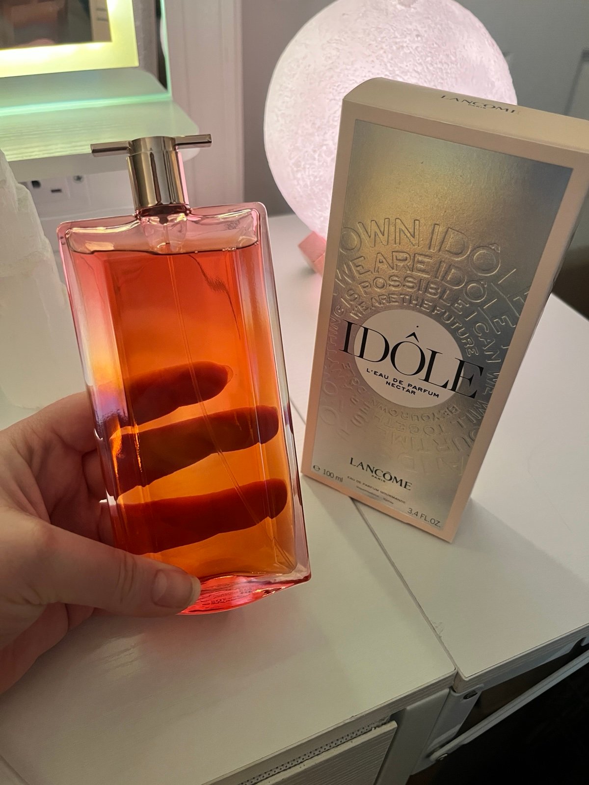 عطر زنانه لانکوم آیدول نکتار حجم 100 میلی لیتر
