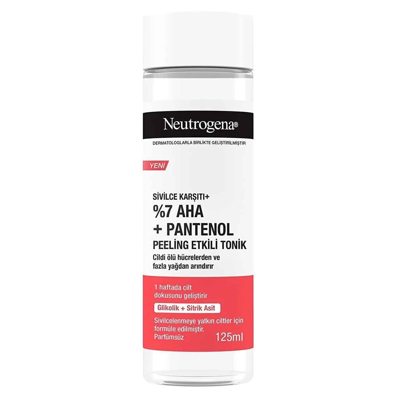 تونر ضد جوش و لایه بردار پلاس نوتروژینا Neutrogena حجم 125 میل