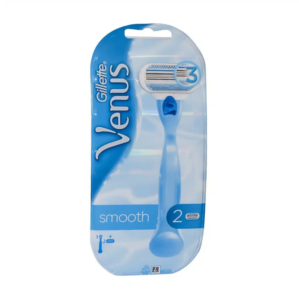 خودتراش ونوس اسموس ژیلت همراه با 2 تیغ یدک